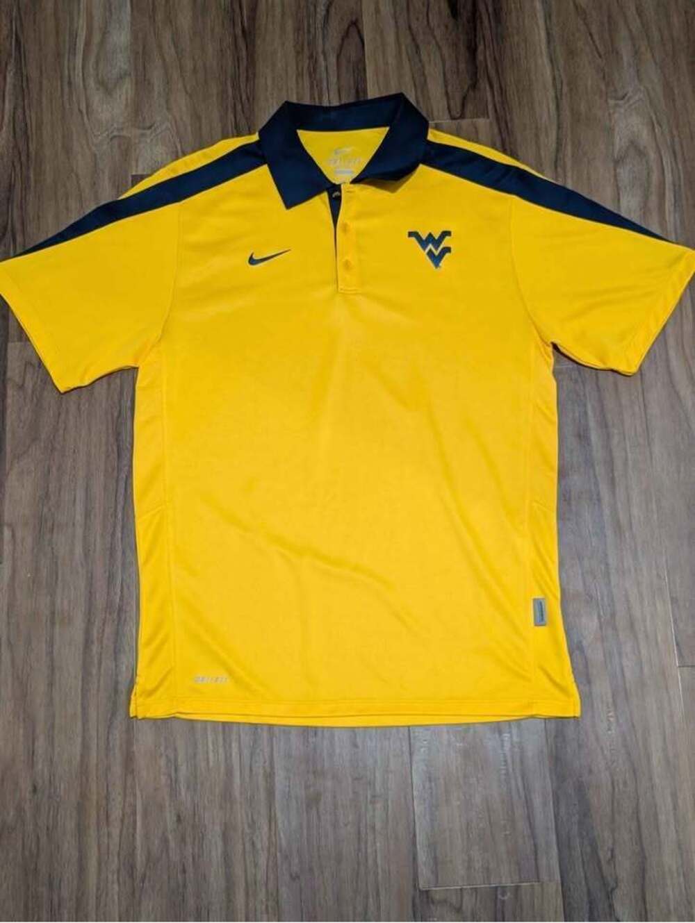 West Virginia Nike Dri Fit Polo Sz Small